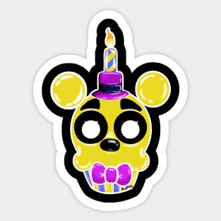 Goldie Cupcake Sticker